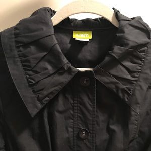 ACORN (brand) black lightweight jacket. Is so cute on. Excellent condition.